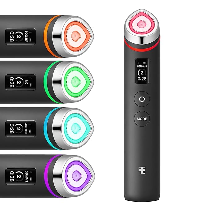 AGE-R Booster Pro — 6-in-1 Professional Glass Glow Device
