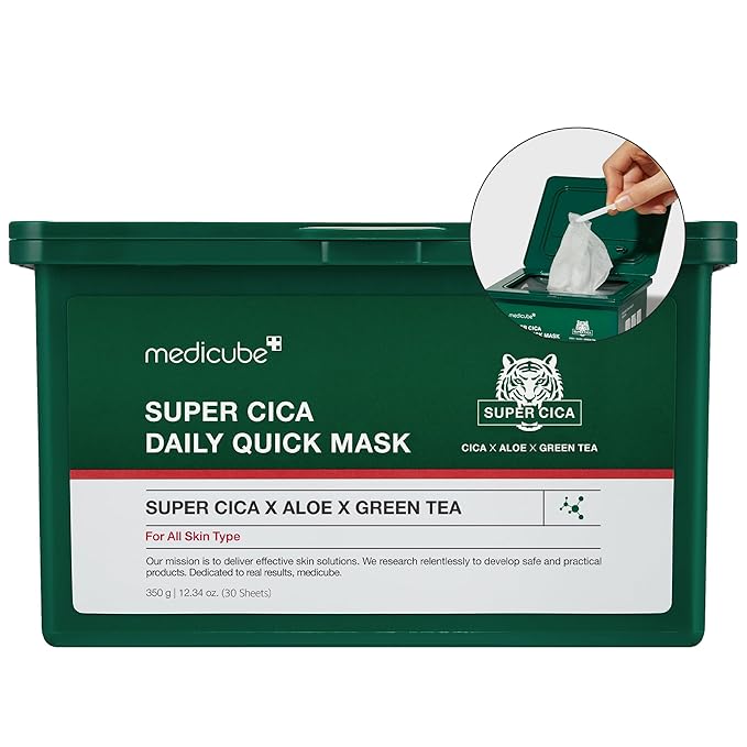 Super Cica Daily Quick Mask — 60-Second Soothing & Hydrating Sheet Mask